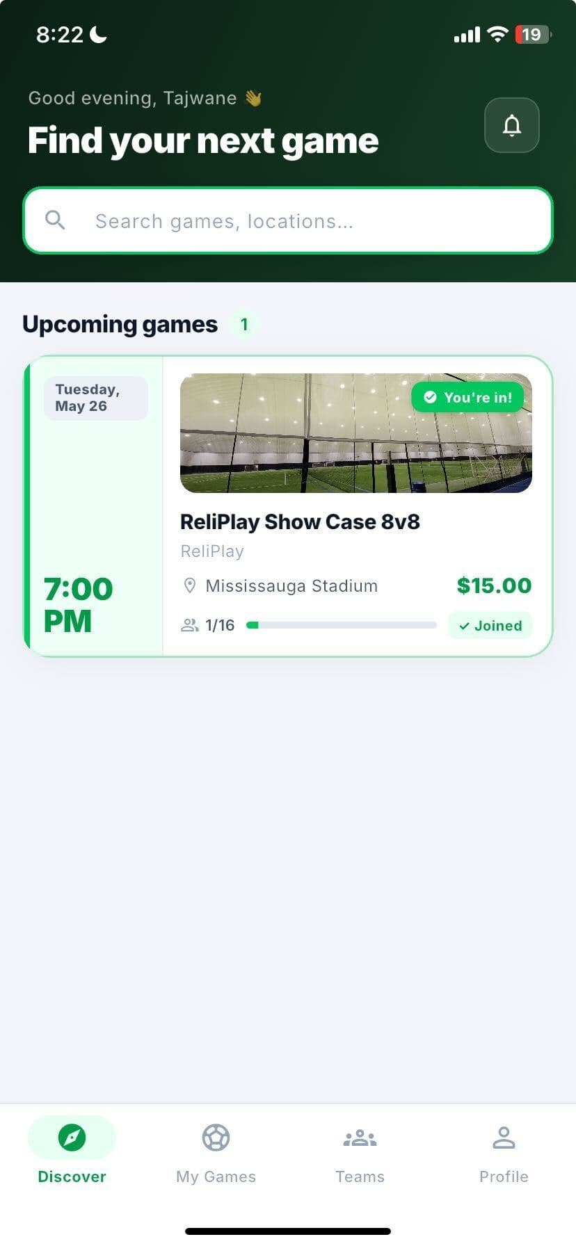 Discover games