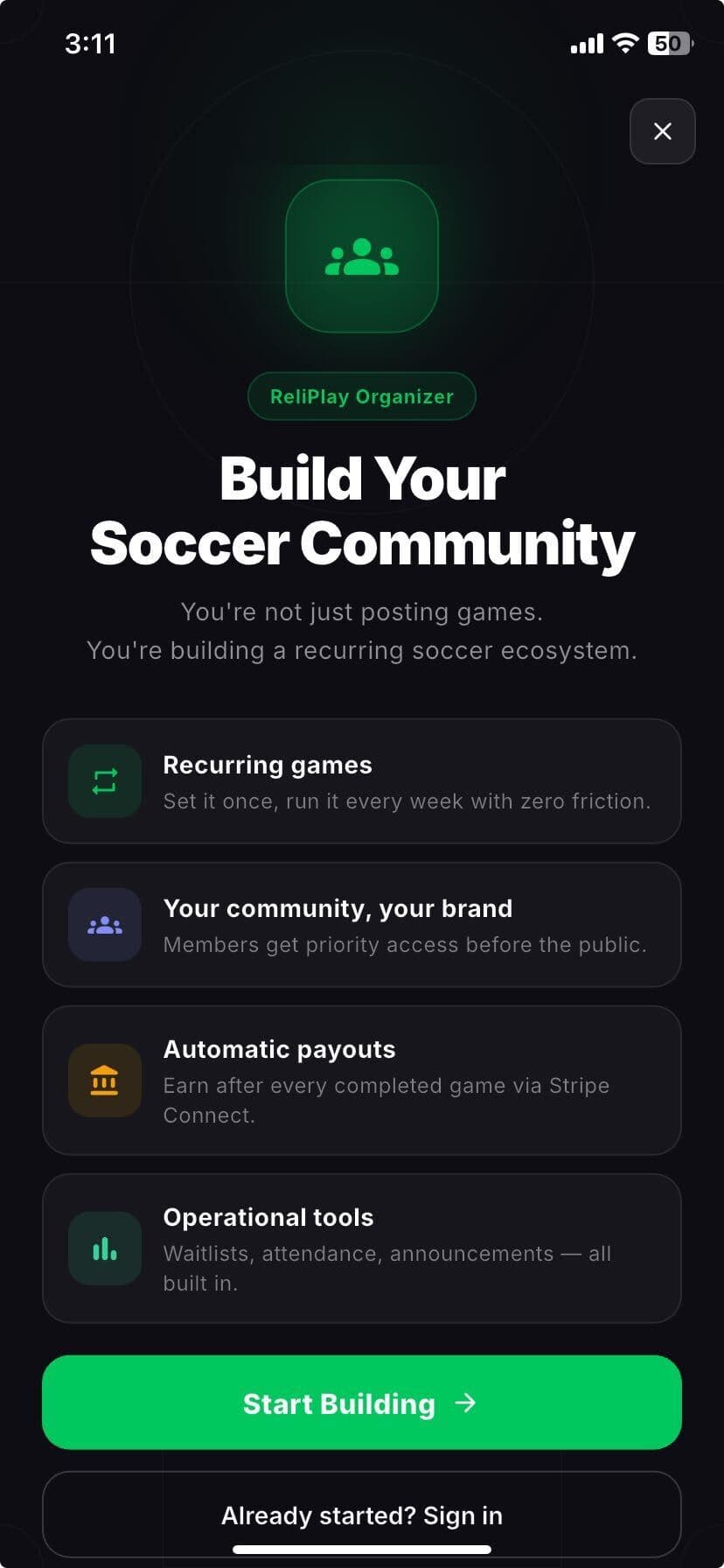 Build Your Soccer Community